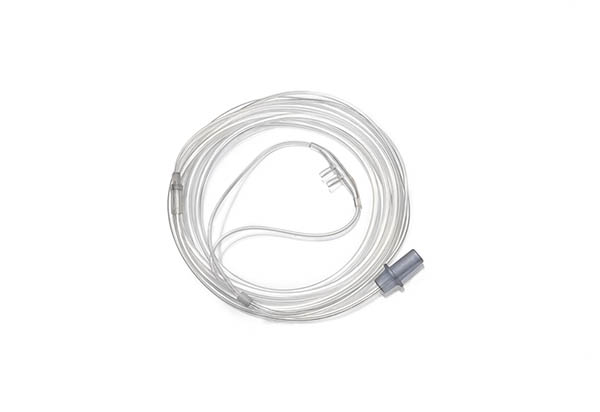 Cânula nasal para bebé com garras curvas e tubo, 2,1 m