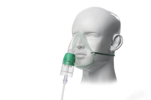Nebulizador Cirrus™2 para adulto, kit de máscaras Intersurgical EcoLite™ com tubo sem PVC, 2,1 m