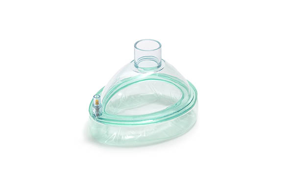 Máscara Facial de anestesia, com aroma a baunilha, tamanho 4, sem gancho, adulto médio, 22F