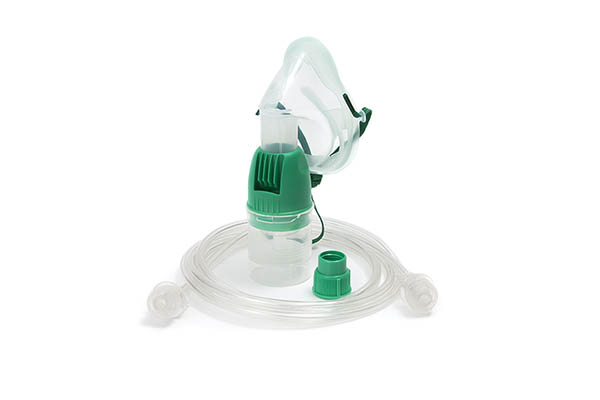Nebulizador HOT Top™2 pediátrico, kit de máscaras Intersurgical EcoLite™ base Sure-Loc™ e tubo, 1,8 m