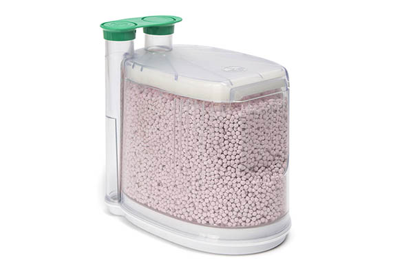 AbCan™, absorvente de CO2 descartável Spherasorb™, mudança de cor rosa para branco, 1,1L. Para utilização com os sistemas de administração de anestesia Getinge® (anteriormente Maquet®), Flow-i™ C20, C30, C40, Flow-C™ e Flow-E™)