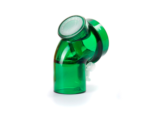 Cotovelo não ventilado intercambiável BiTrac Select™ com porta de broncoscopia