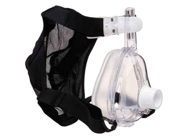 Máscara BiTrac™ ED com suporte de cabeça CAP, adulto pequeno 