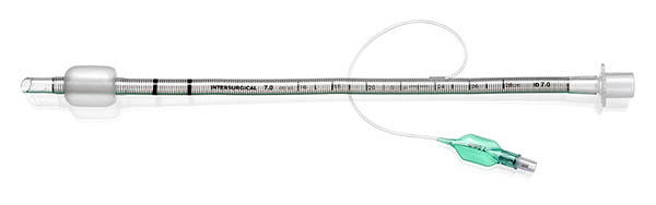 Tubo endotraqueal InTube, com cuff e reforço metálico, ID 7.0 mm