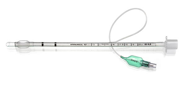 Tubo endotraqueal InTube, com cuff e reforço metálico, ID 4.5 mm