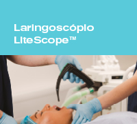 Laringoscópio descartável Litescope da Intersurgical