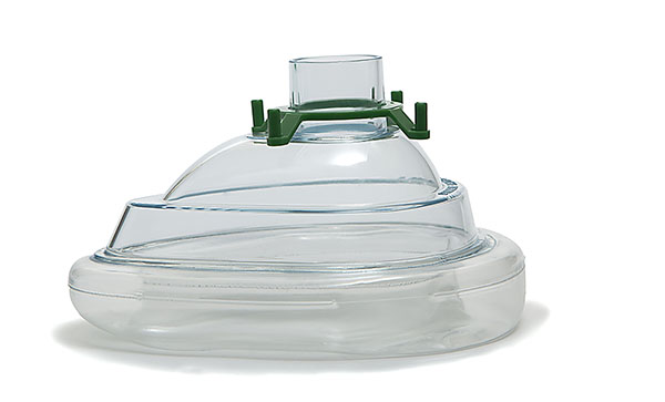 Máscara facial de anestesia Economy, tamanho 4, adulto médio, 22F