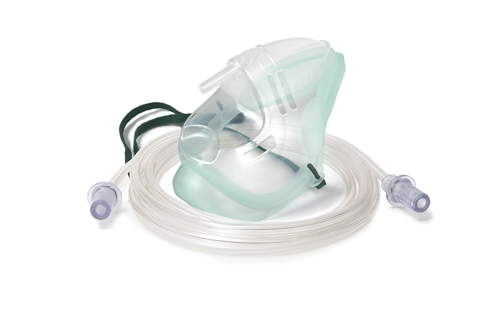 Máscara de concentração média de oxigénio Intersurgical EcoLite™ com tubo para adulto