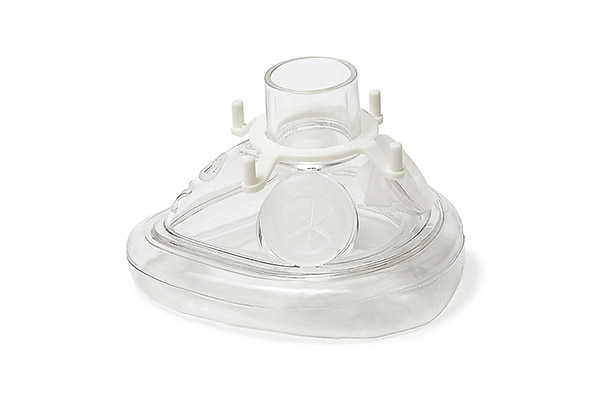 Máscara facial de endoscopia Explorer, tamanho 2, pediátrica, 22F