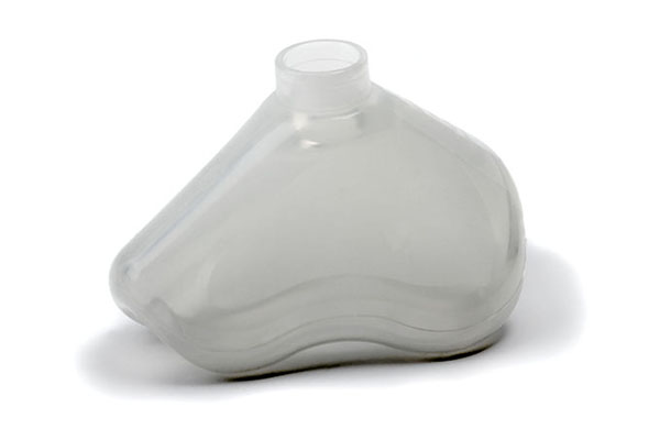 Máscara facial de anestesia em silicone ClearFlex, tamanho 6, adulto muito grande, 22F