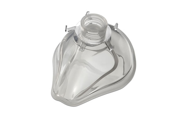 Máscara facial de anestesia em silicone Alterna™, ClearFlex™ Economy, tamanho 5, adulto grande, 22F