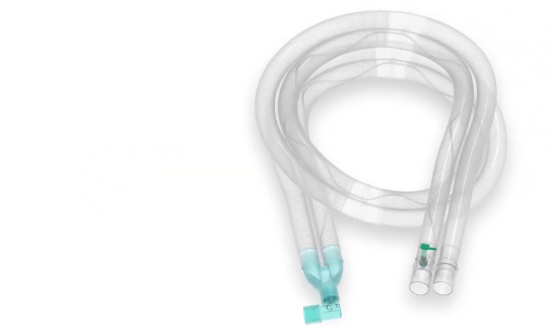 Sistema respiratório Flextube™ com linha de monitorização integrada da Intersurgical