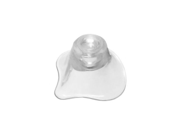 Máscara facial de anestesia em silicone Rendell Baker, tamanho 3, pediátrica, 22F