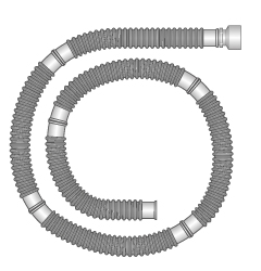 Tubo de renovação Flextube de 22 mm - conetor 30F, 5,2 m