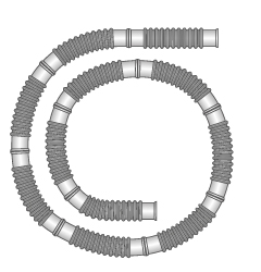 Flextube™ 22mm -rolo 50m c/cuff a cada 0.15m