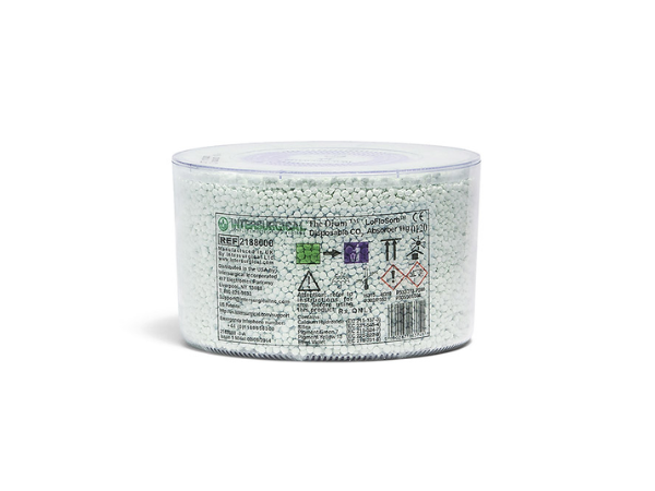 Cartucho de absorvente de CO2 Drum, LoFloSorb™ descartável, mudança de cor de verde para violeta.
