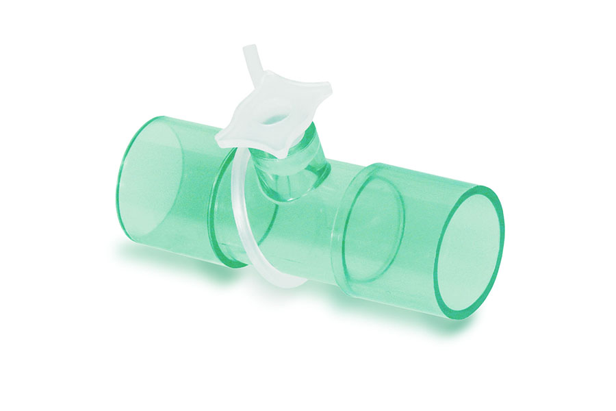 Conetor reto 22M - porta de 7,6 mm e tampa - 22M