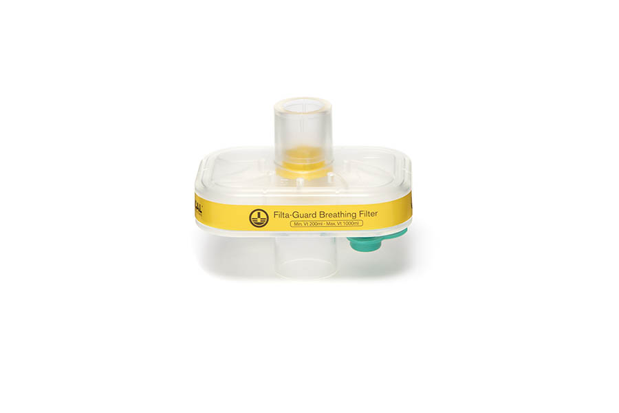 Filtro respiratório Filta-Guard™ com entrada Luer