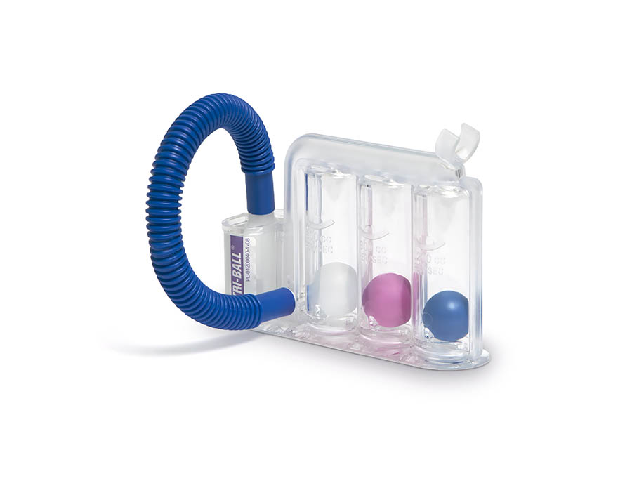 Aparelho de exercícios respiratórios TRI-BALL®