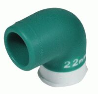 Conetor curvo elastomérico 22F rígido - conetor não ISO de 22 mm 