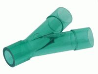 Ligação ao doente tradicional 22M/15F de 22 mm com peça em Y - 22M-22M