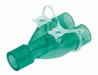 Ligação ao doente paralela 22M/15F de 22 mm com peça em Y - 22M-22M com portas de 7,6 mm