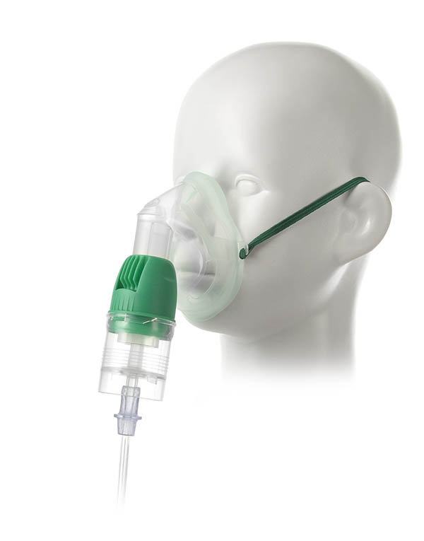 Nebulizador HOT Top™2 pediátrica, kit de máscaras Intersurgical EcoLite™ com tubo, 1,8 m 