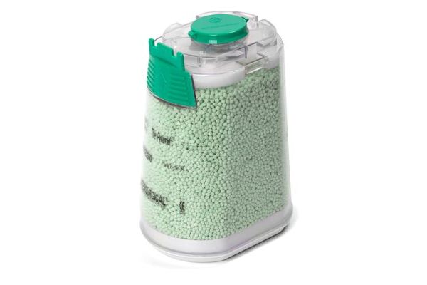 Absorvente de CO2 Pyramid, LofloSorb™ descartável, mudança de cor de verde para violeta. Para uso com o adaptador Dräger® CLIC®