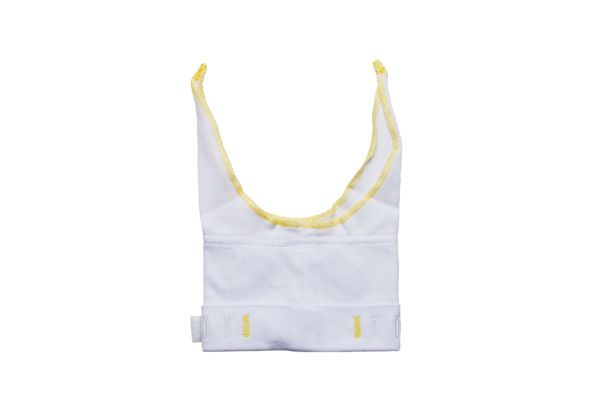 Touca para bebé nFlow, amarelo, tamanho 2 (26 - 28 cm)