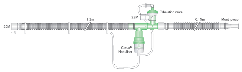 Sistema respiratório IPPB Flextube™ para Bird®