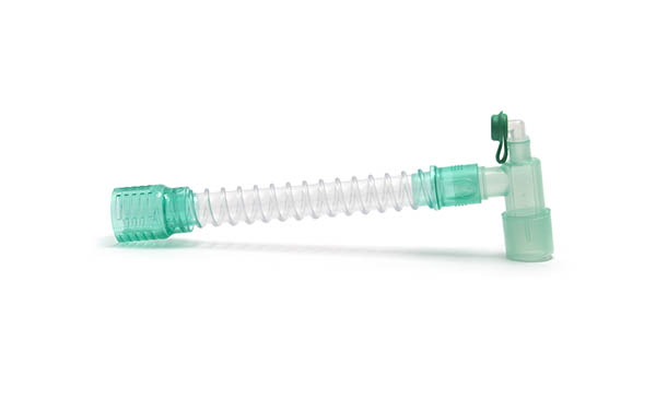 Cateter de conexão Liso com cotovelo fixo 22 F - entrada Luer - 22 M/15 F, ≥180 mm - estéril