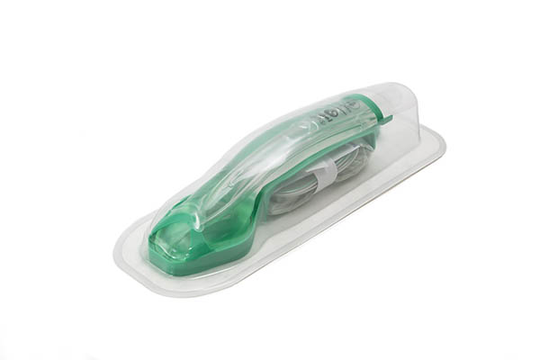 i-gel®O₂ Resus Pack, adulto médio – inclui um i-gel® O₂ tamanho 4 com anel de gancho verde, saqueta de lubrificante, correia de suporte das vias aéreas e um tubo de sucção 12FG, 50-90kg